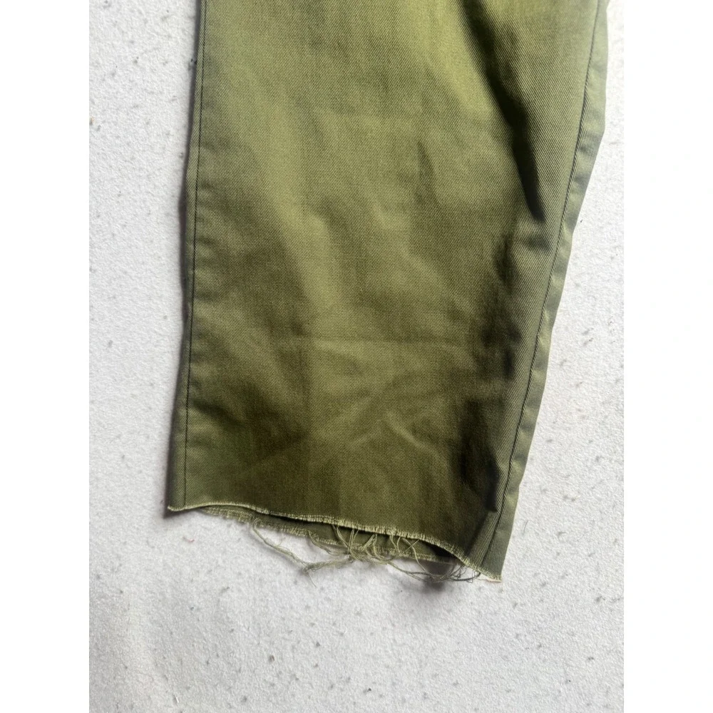 Vintage Boy Scouts of America BSA Pants Olive Green Union Made USA Raw Hem 38